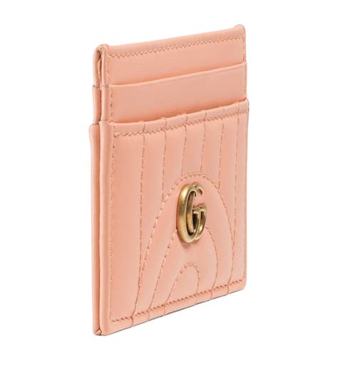 gucci marmont card holder pink|gucci card holder mr porter.